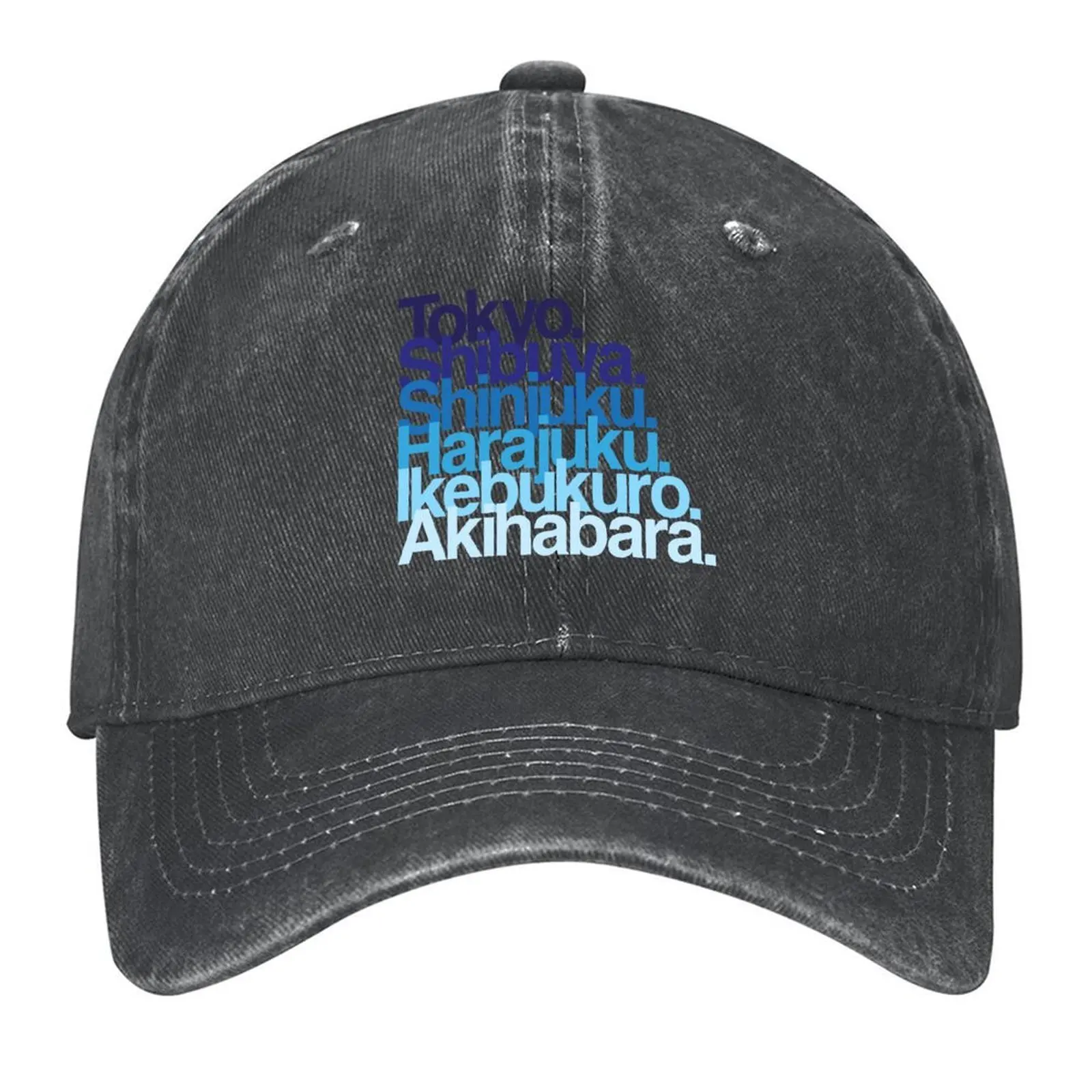 

Tokyo Districts (blues) Baseball Cap Kids Hat Luxury Hat Golf Wear New In The Hat Women's Beach Men's
