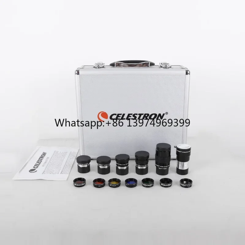 Astronomical Telescope Accessory Set 94303 Eyepieces Filters Celestron 1.25