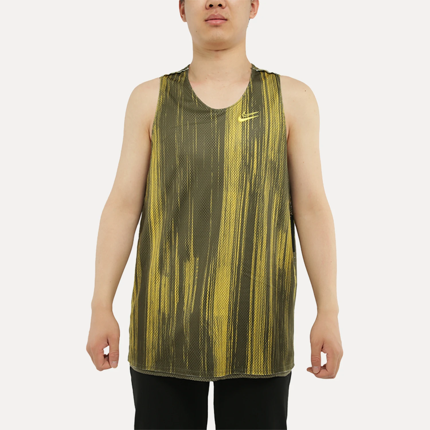 

Оригинальная летняя мужская легкая тренировочная двусторонняя футболка-жилет Nike CD0373-222