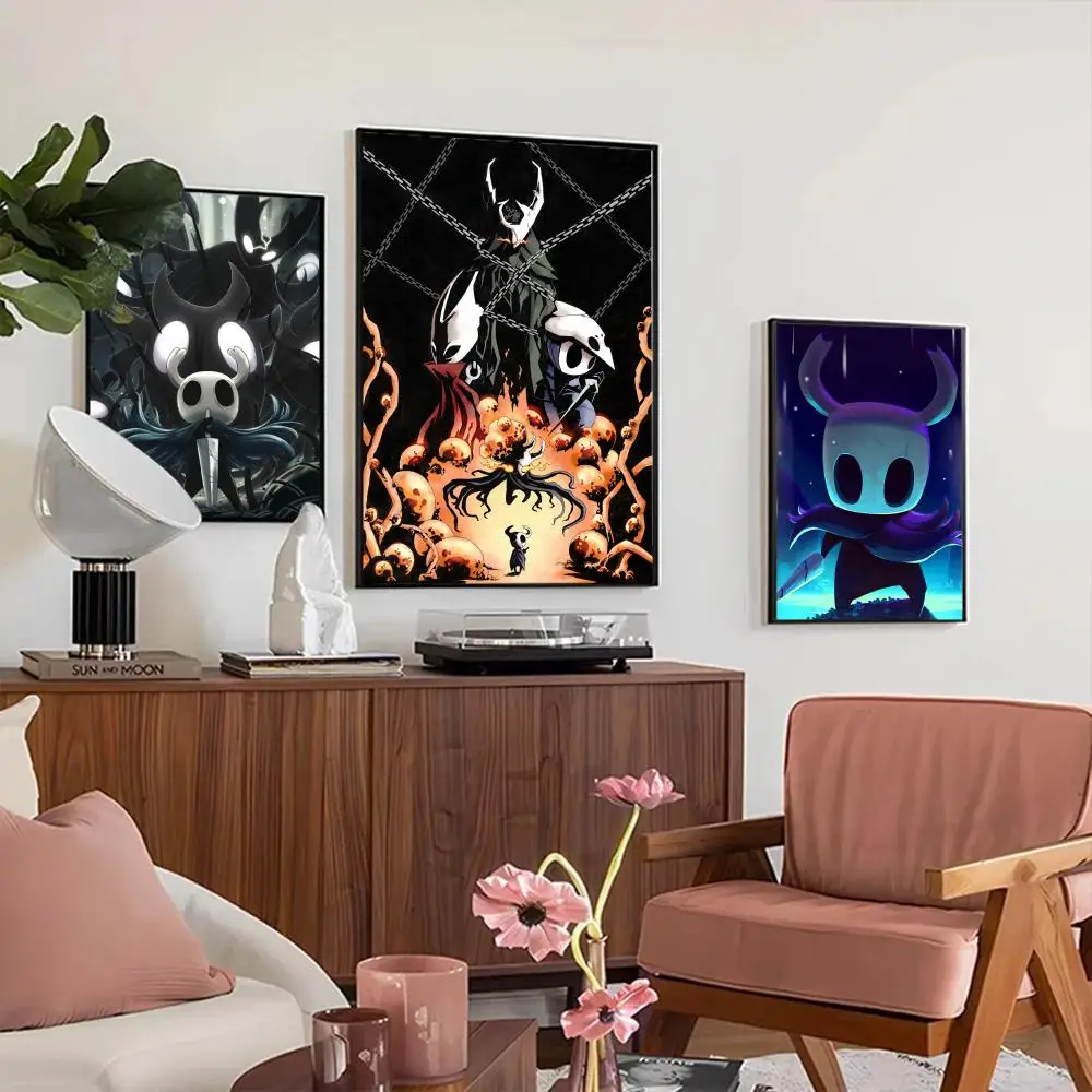 

Hollow Knight Poster Classic Movie Posters Waterproof Paper Sticker Coffee House Bar Decor Art Wall Stickers