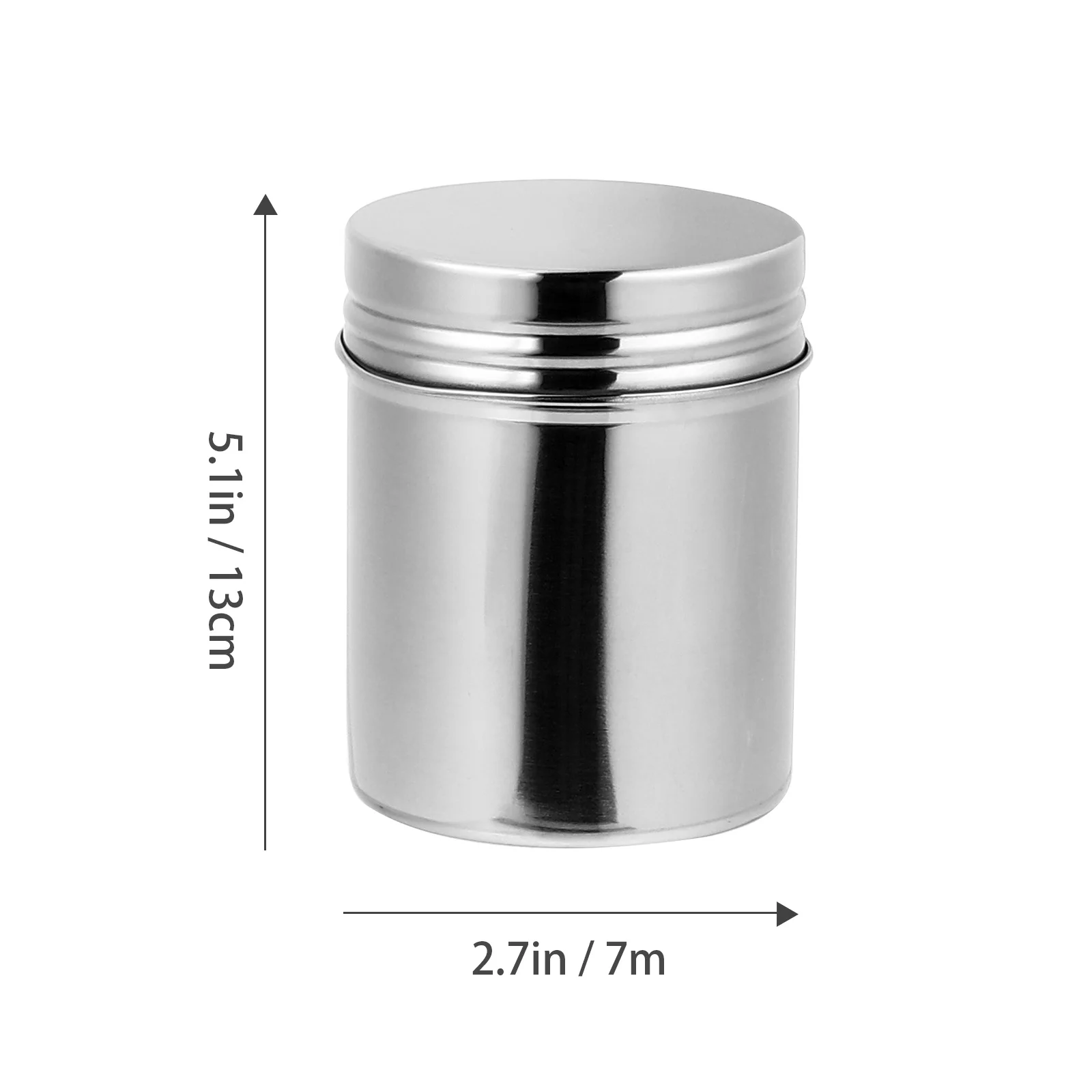 Multifunctional Stainless Steel Storage Container Tight Seal Dustproof Can for Household Kitchen Storage Cylinder Can Organizer
