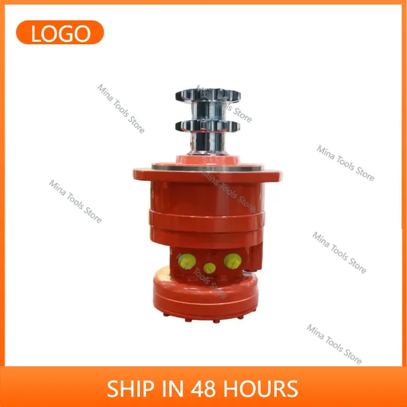 Poclain Gear Motor MS02 MSE02 Hydraulic Piston Motor Low Speed High Torque Construction Machinery ISO9001 Certified 25MPa