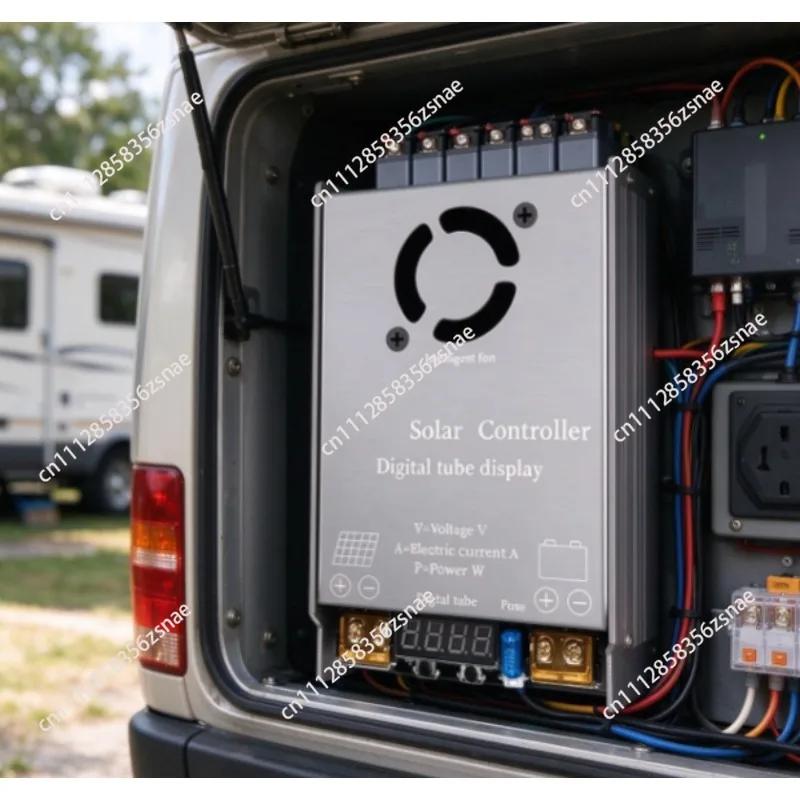 450W MPPT Solar Boost Controller 48V 60V 72V 84V 96V LED Display Charger for Electric Vehicle