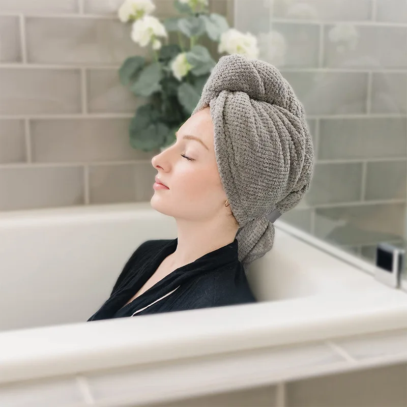 من المألوف الأناناس نمط غطاء منشفة الشعر ماصة سريعة الجافة رقيق الألياف قبعة الدش الكبار قطعة واحدة منشفة تجفيف الشعر #3