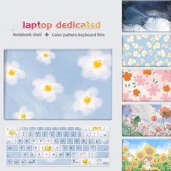 DIY Flower Laptop Case For MacBook Air 13 Case Hard Cover Laptop Sleeve Keyboard Cover M1 A2338 For Macbook Air13 15 A2337 Case