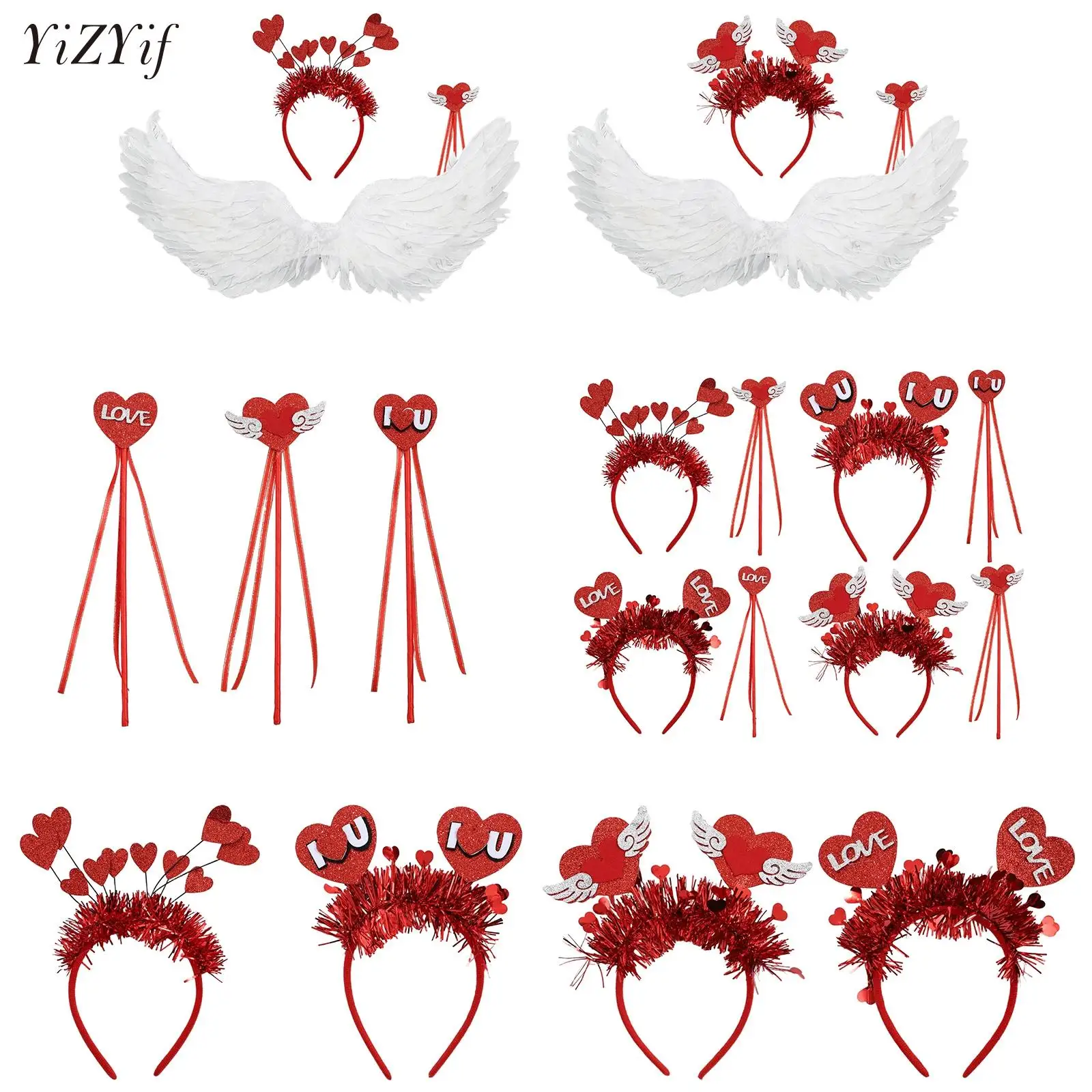 

Children Adults Halloween Cosplay Cupid Costumes Valentine Anniversary Photography Props Stage Performance Costumes Accessories