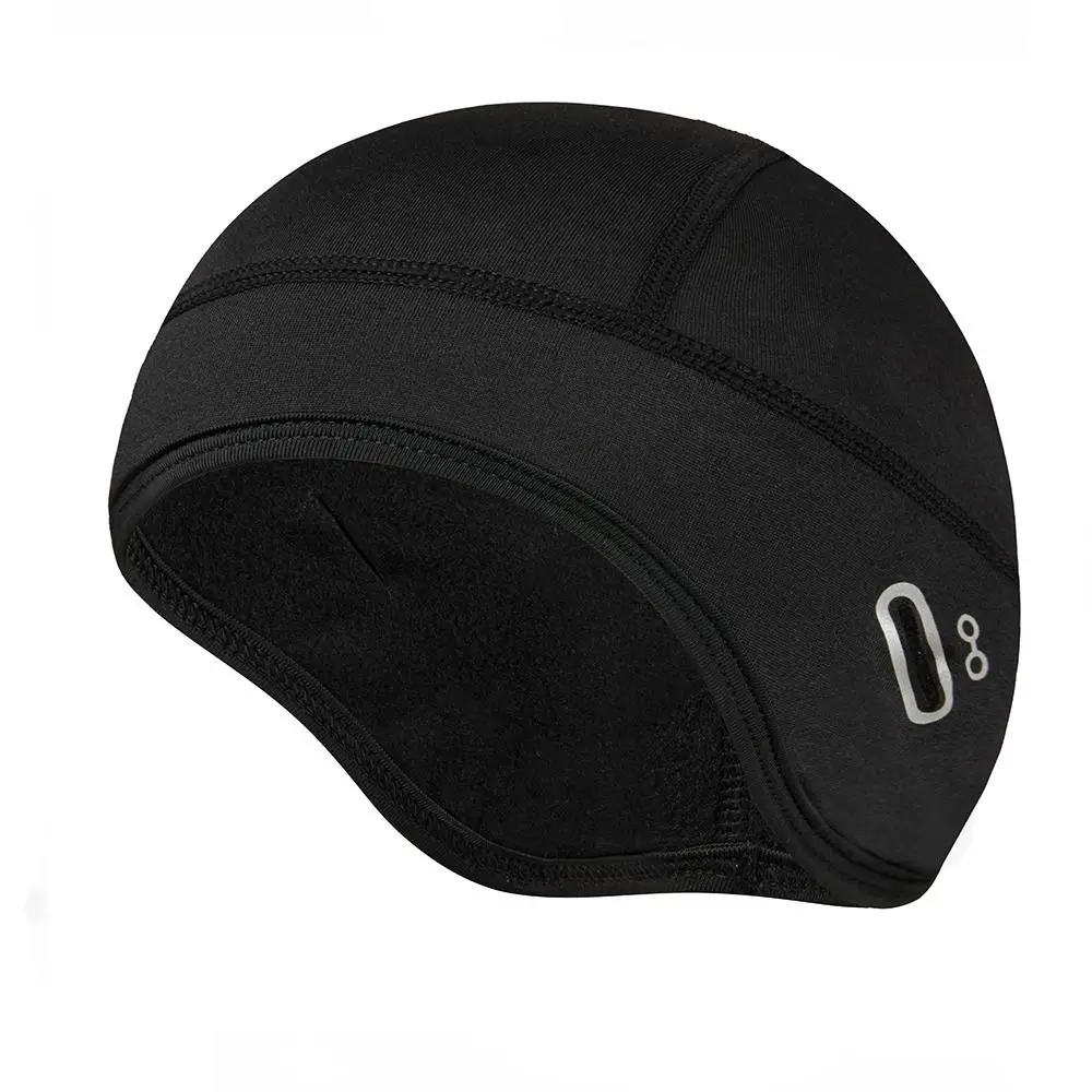 

Fleece Winter Cycling Cap Thermal Small Hat Windproof Thermal Ski Cap Black/Grey Warm Cycling Headwear Outdoor