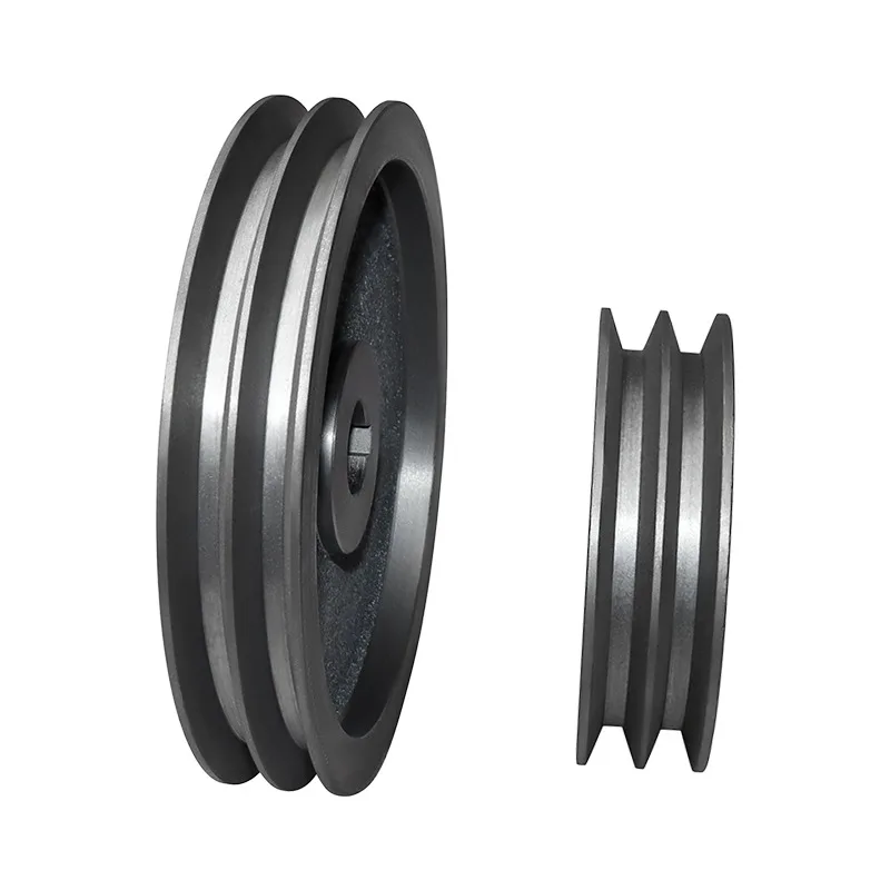 Puleggia triangolare della ruota motrice del generatore del motore del riduttore dell'ingranaggio cavo a due slot di tipo 2A diametro 120mm-220mm