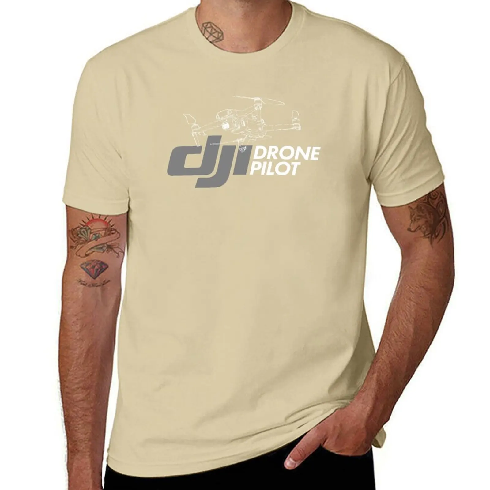 Dji Drone Pilot (Drone Operator) T-Shirt new edition anime clothes Clothing Tee Top Oversized Male Men Streetwear Fashion Unisex image 3