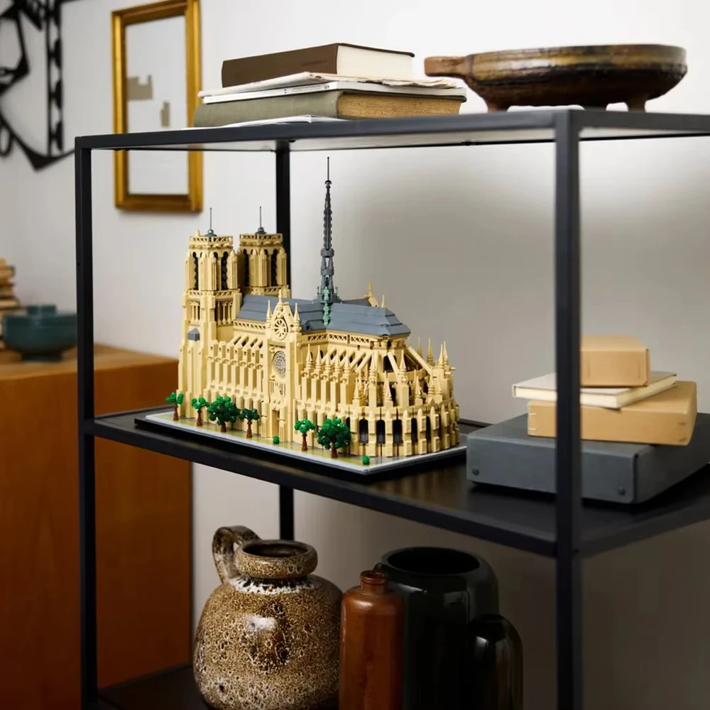2025 Kalein 21061 Stadt Serie Notre Dame Bausteine Spielzeug Modell Kinder DIY Geburtstag Geschenk 4383PCS
