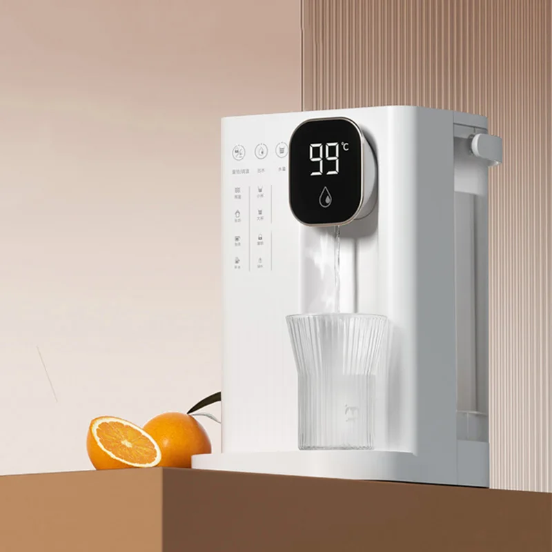 

JMEY Instant Heat Water Dispenser Portable Home Office Tea Maker Two Water Filling Methods Water Heater Desktop