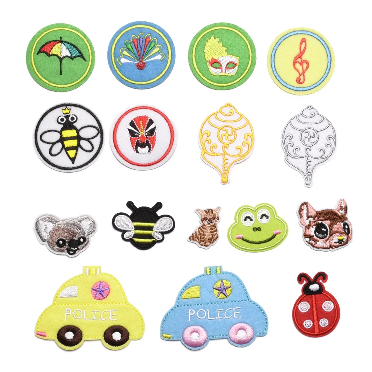 Small Mini Cloth Applique Cute Baby Children's Clothing Decoration Sticker Denim Clothes Pants Patch Hole Cloth Sticker