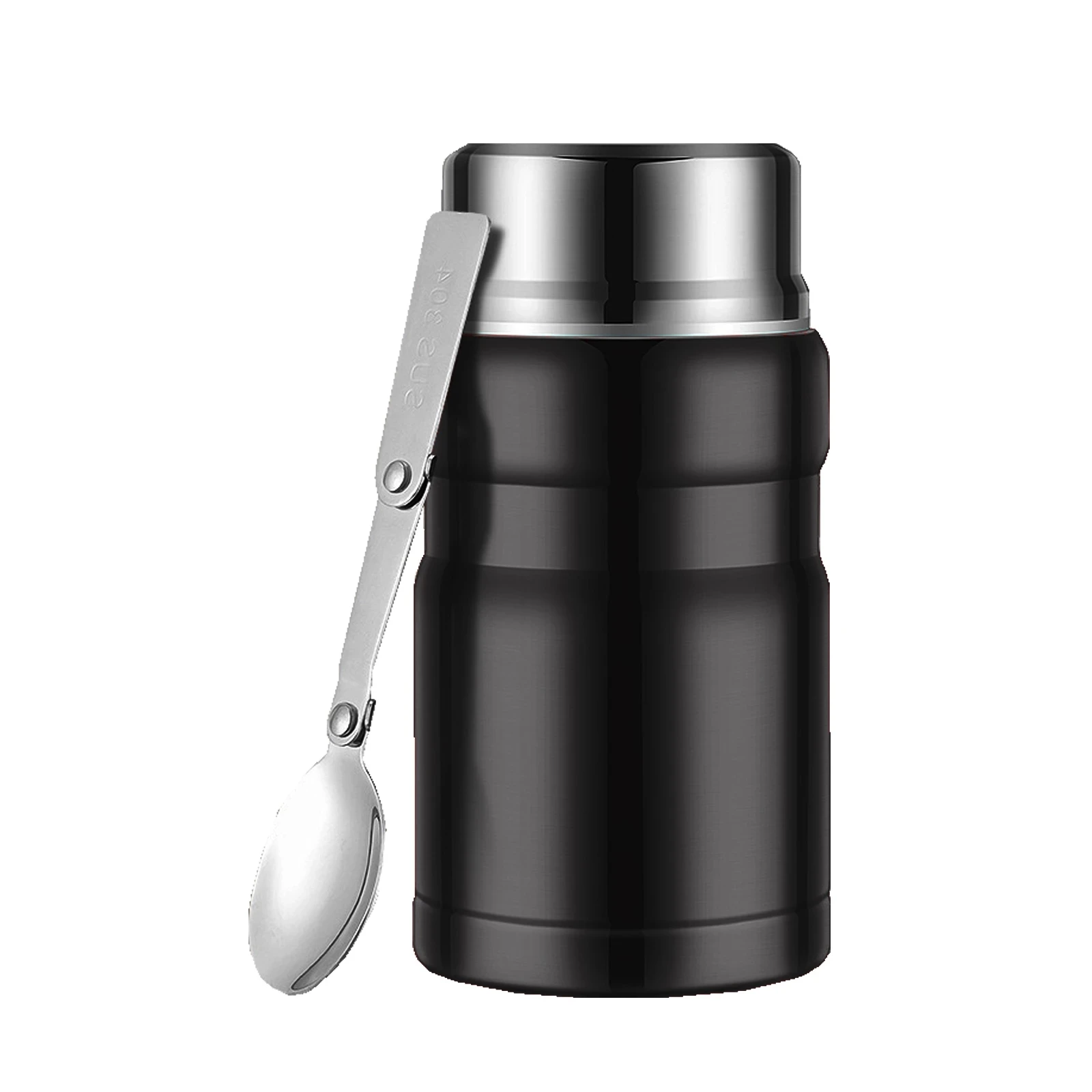 750ml Large Capacity Thermos Stainless Steel Jar Lunch Box Food Soup Container Food Flask Free With spoon