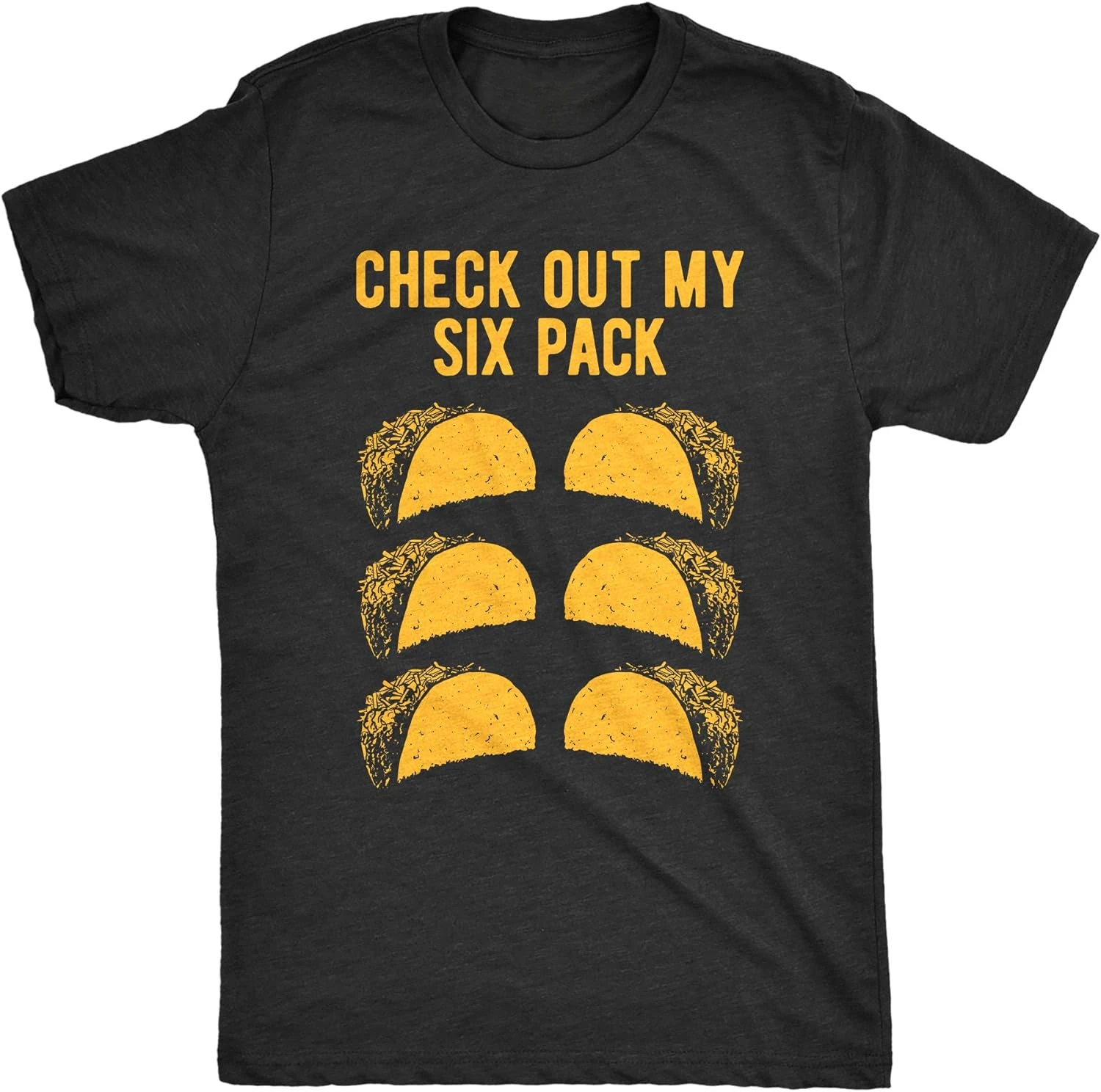 Funny Sarcasm Quote Mens Check Out My Six Pack Tshirt Taco Tuesday Tee Men Clothing Custom Printed Streetwear Graphic T Shirts