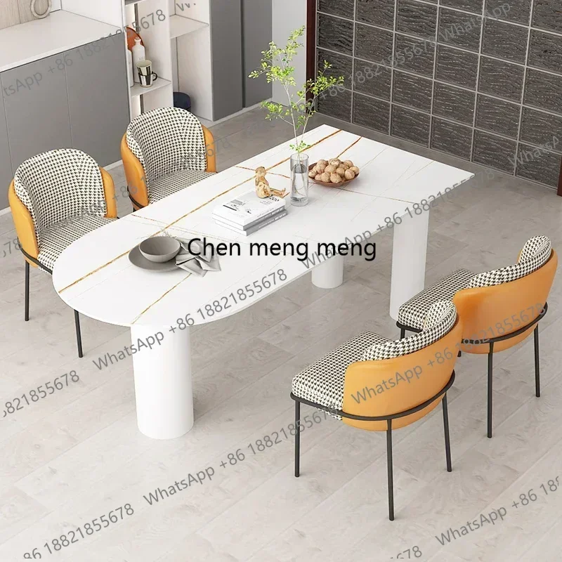 Great Discounts Living Room Design Dining Table Nordic Minimalist Breakfast Lux…