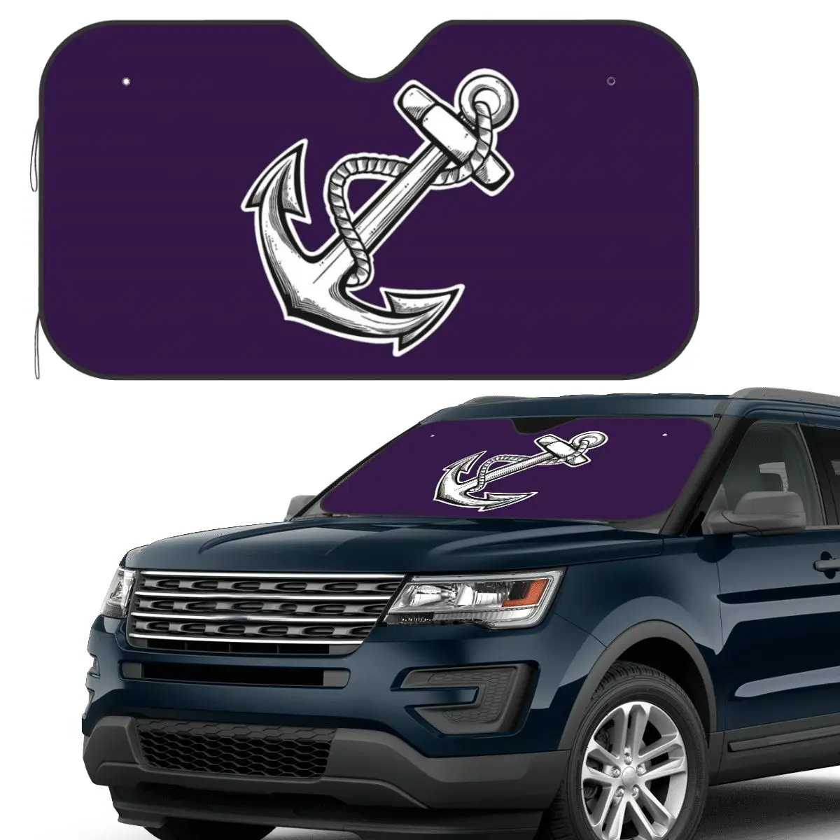 

Fremantle Dockers Anchor Sunshade Windscreen Car Front Windshield Window Sun Visor Accessories Covers