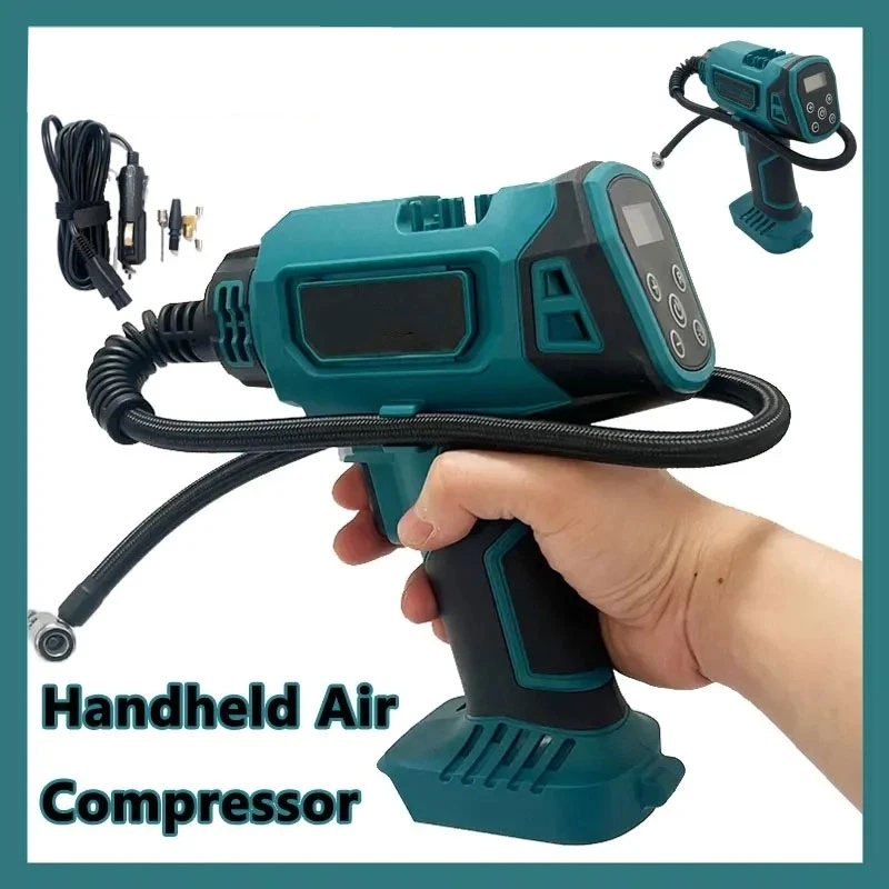

Automatic Cordless Inflator Electric Air Pump Car Tire Handheld Air Compressor Fit Makita 18V Battery For Car/Truck Tires