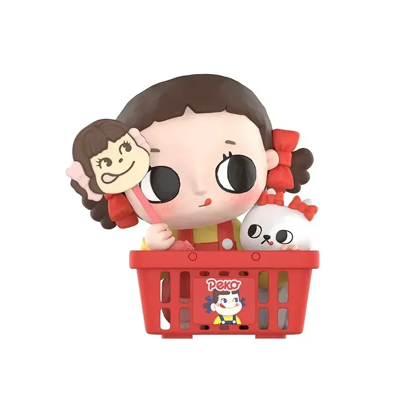 POP MART Nyota Peko Kawaii Anime Action Figure Mystery Box Cute Doll Blind Series Collectible Toy for Fans image 3