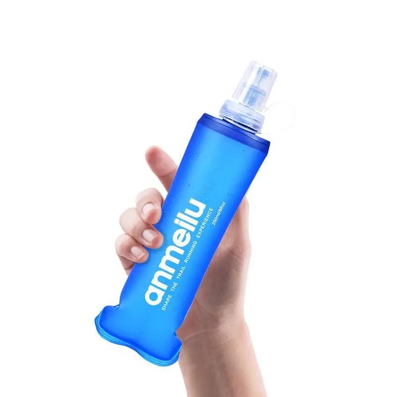 250ml 500ml Foldable Water Bag Portable Ultralight TPU Soft Flask Water Bottle Outdoor Sport Hiking Camping Folding Water Bag