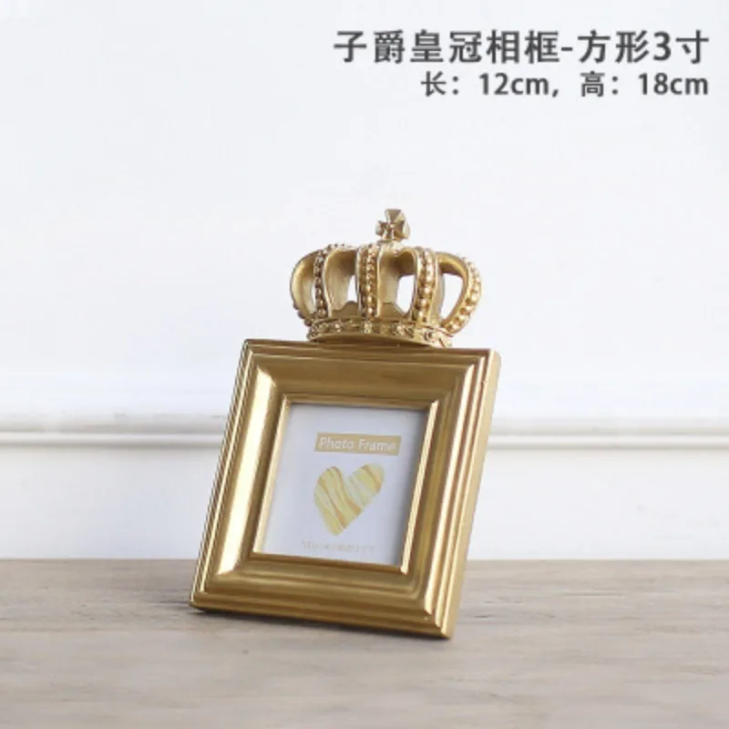 European crown resin photo frame home decoration frame picture frame wedding photo wall gift decoration table