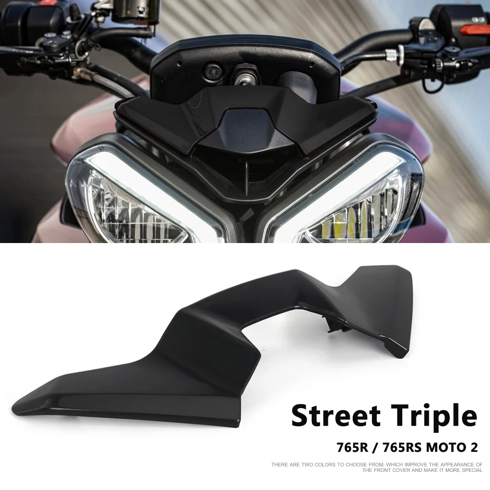 

For Street Triple 765RS MOTO 2 Front Panel Cover Street Triple 765R 765 RS Motorcycle Front Windscreen Fairings Panel Cover 2025