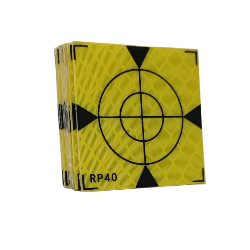 40X40MM FLUORESCENT GREEN TRIANGLE REFLECTOR SHEET FOR TOTAL STATION SURVEYING 20PCS