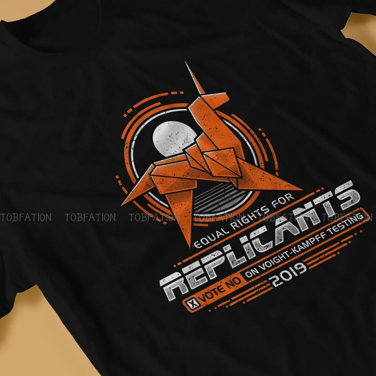 Equal Rights for Replicants  Fashion TShirts Blade Runner Rick Deckard Rachael Male Graphic Fabric Tops T Shirt Round Neck 