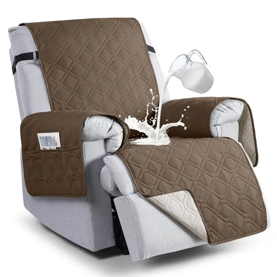 

100 водонепроницаемых чехлов для кресел-реклайнеров, нескользящие чехлы для кресел-реклайнеров, чехлы для мебели, моющиеся чехлы с карманом