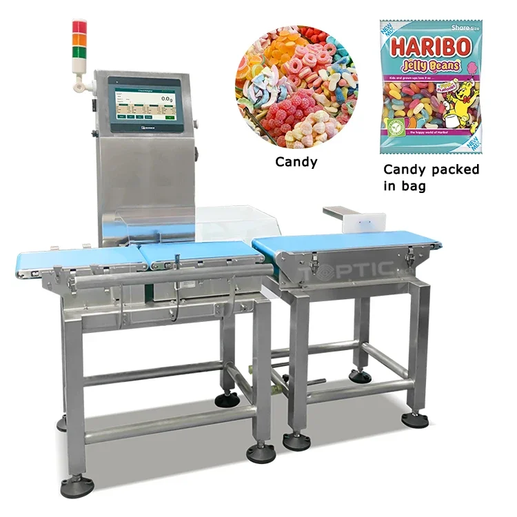 Automatic Dynamic Weight Checker Check Weigher Checkweigher Machine for Food  Packed in Sachet and Beverage Filled in Bottle