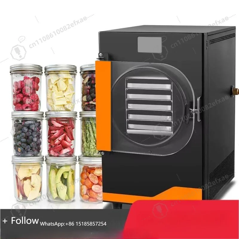 Home Vacuum Freeze Dryer Machine Food Freeze Drying Dehydrator for Fruit Vegetable Meat Pet Treats Commercial Grade Maker