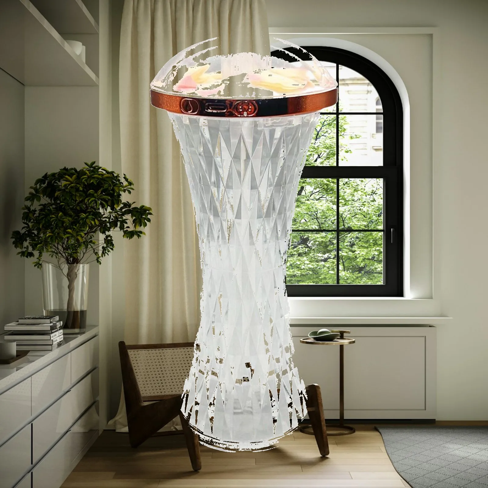 Mushroom Humidifier Mist Humidifier Colorful Light Desk Silent Purifier Diffuser
