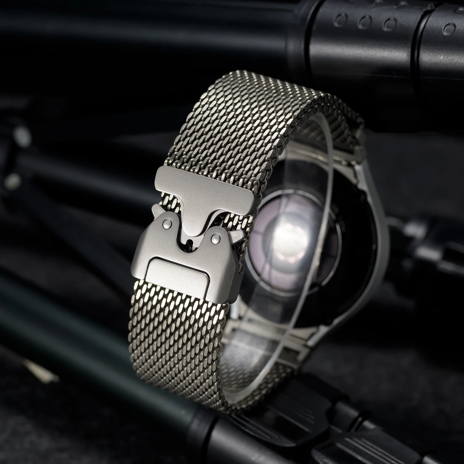 No Gaps Pure Titanium Band for Samsung Galaxy Watch 7 6 4 5 Pro 45 40mm 44mm FE Classic 43mm 47mm 42 46mm Quick Fit Strap