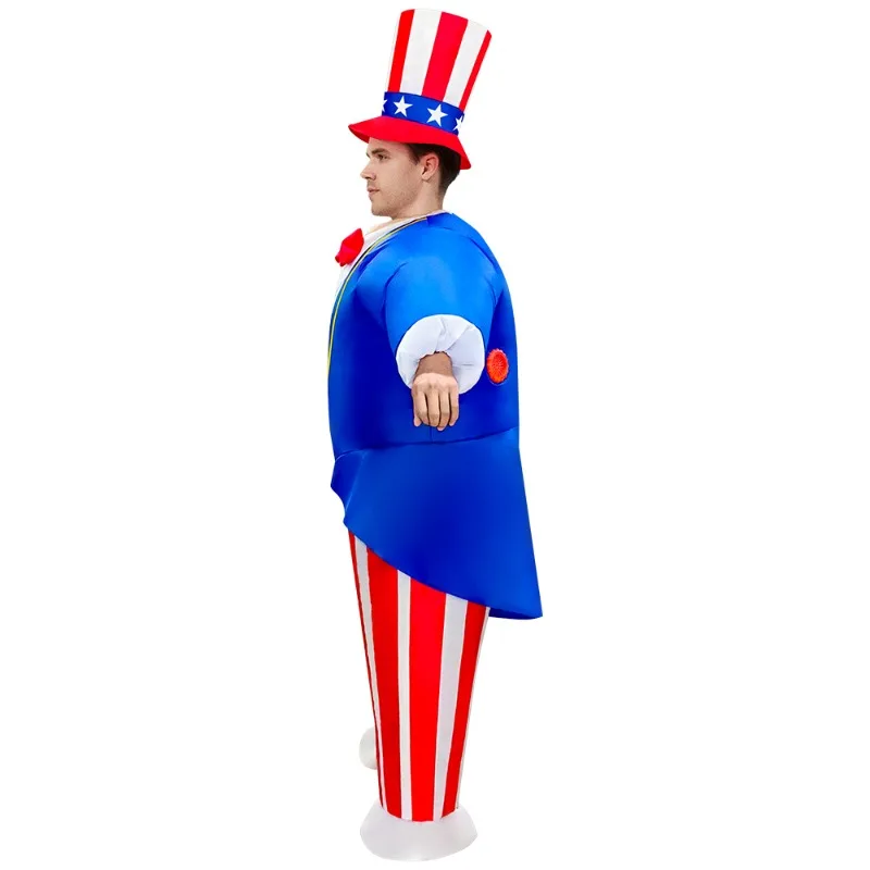 New Independence Day Cosplay Costume gonfiabile Adult Street Parade Stage Performance Festival Carnival Party Suit for Men Women