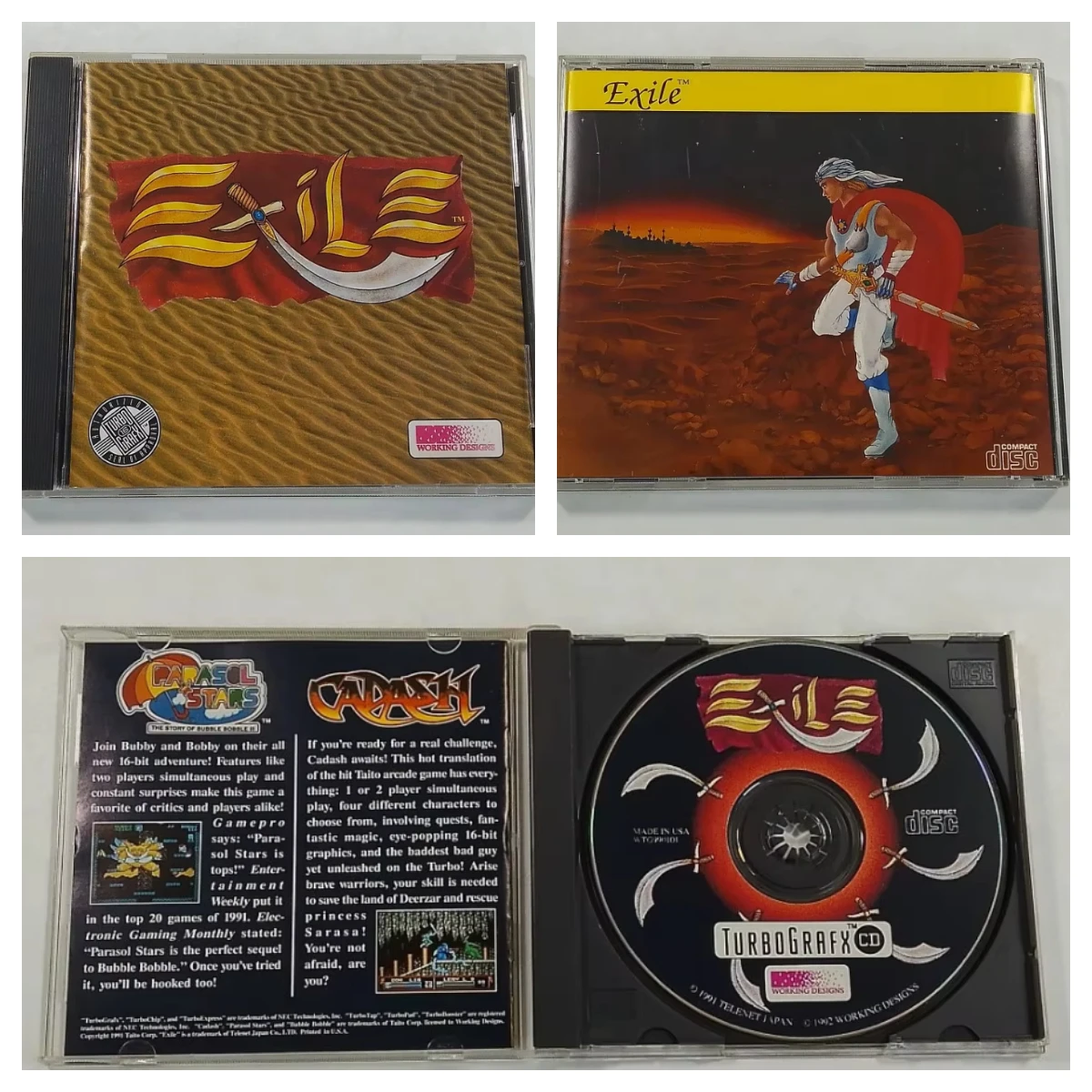 Hot Sale PC Engine Copy Disc Retro Game With Manual Unlock PCE Console Game Optical Drive Retro Video Direct Reading Game Part