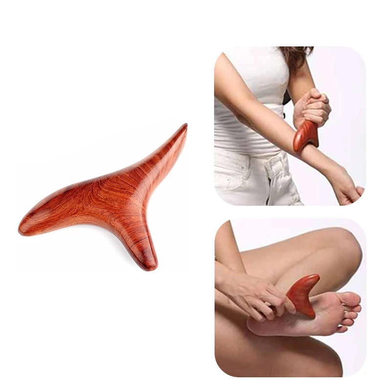 1pcs Wood Trigger Point Massage Gua Sha Tools,Professional Lymphatic Drainage Tools,Wood Therapy Massage Tools for Back,Legs