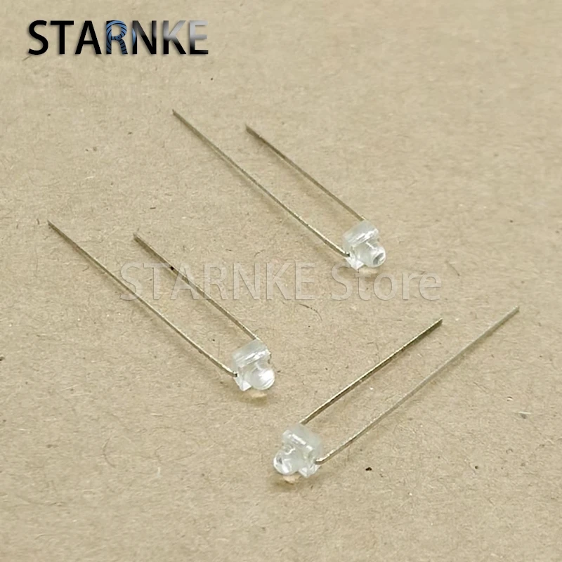50 Stück 1,8mm Nippel Typ Leuchtdiode hohe Helligkeit weiß rot/blau/gelb Rundkopf LED Lampe Perle