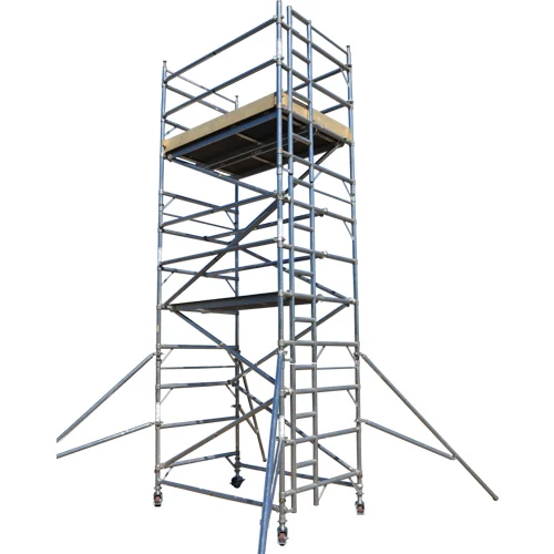 High Quality Aluminium Mobile Scaffolding Sales Double Width Climb Ladder Scaffolding