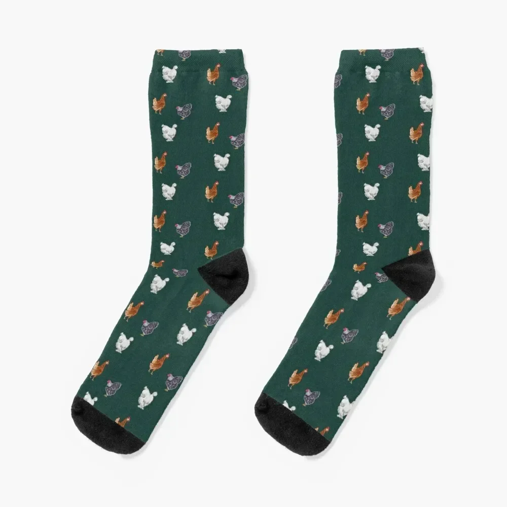 Look at All Those Chickens Socks gift New year's Christmas Stockings compression Socks Man Women's