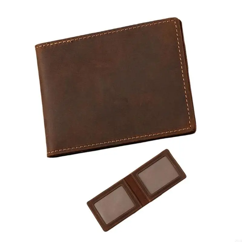

Compact Business Card Case For Professionals PU Credit Card Holder Sophisticated License Wallet for Men 20CA