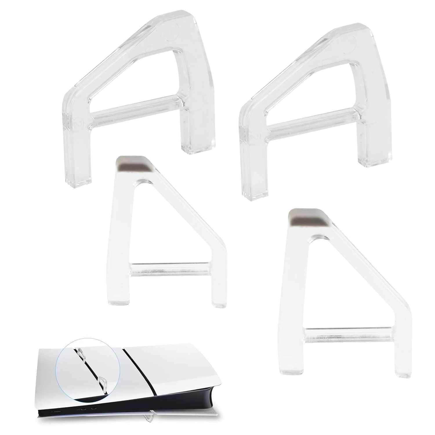 Bracket Horizontal Stand for PS5 Slim / Pro Console Disc /Digital Edition Cooling Feet Holder Flat Accessories