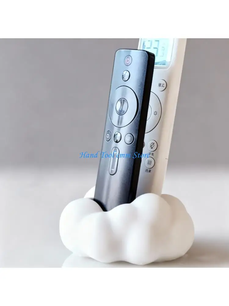 

H37F PLAs Remote Organizers with Adorable Cloud Design Quick Setups Toolless Accommodates Multiple Remote Controls
