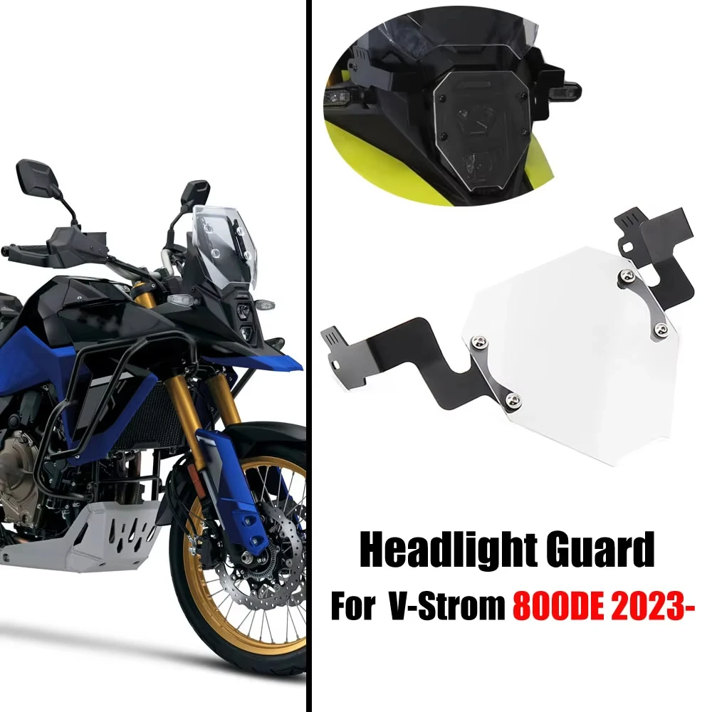 New Motorcycle Acrylic Headlight Head Light Guard Protector Cover Protection For Suzuki V-Strom 800DE V-STROM 800 DE  V STROM