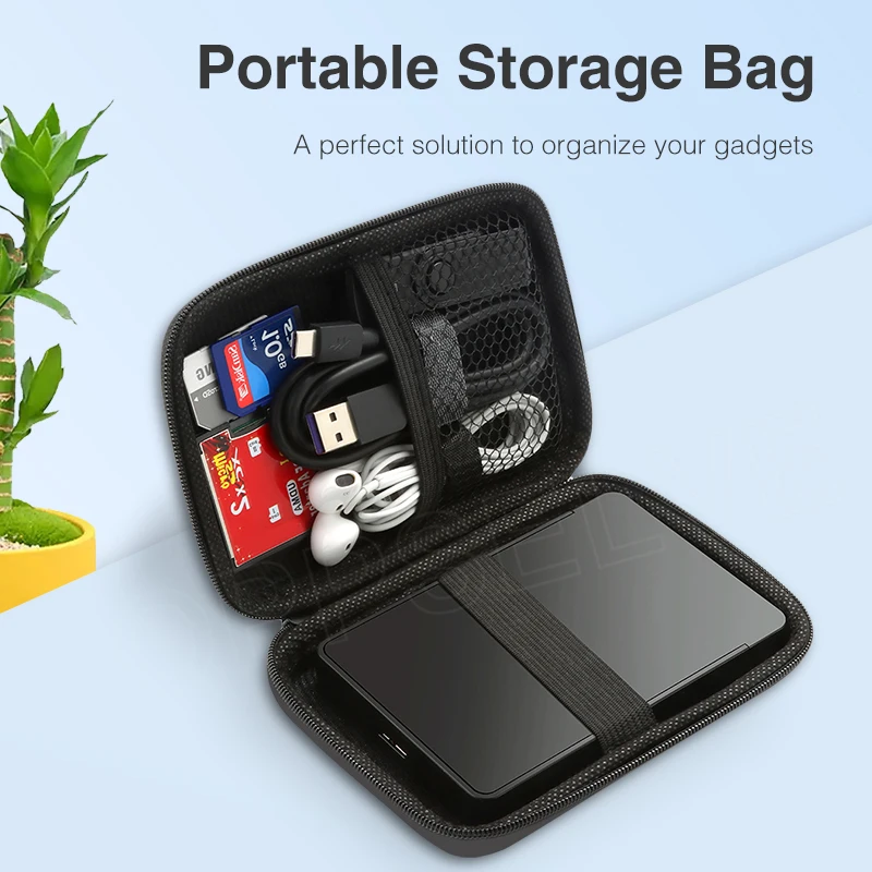 Travel Carry Cable Organizer Digital Kit Case USB Data Cable Earphone Wire Pen Power Bank Storage Bags Digital Gadget Device Box