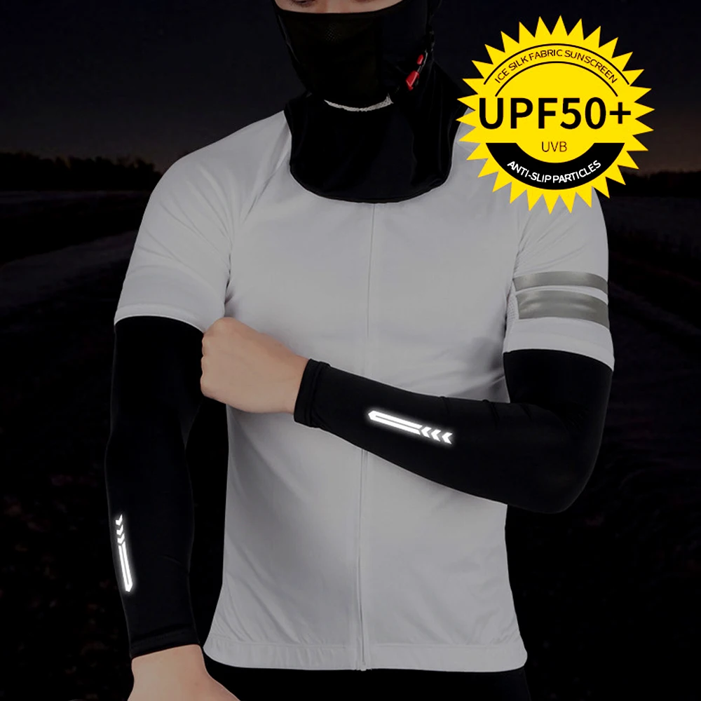 1 Paar UV-Sonnenschutz-Kühl-Armstulpen für Männer und Frauen – UPF 50 Sport-Kompressionskühlung, athletische Sport-Ärmel