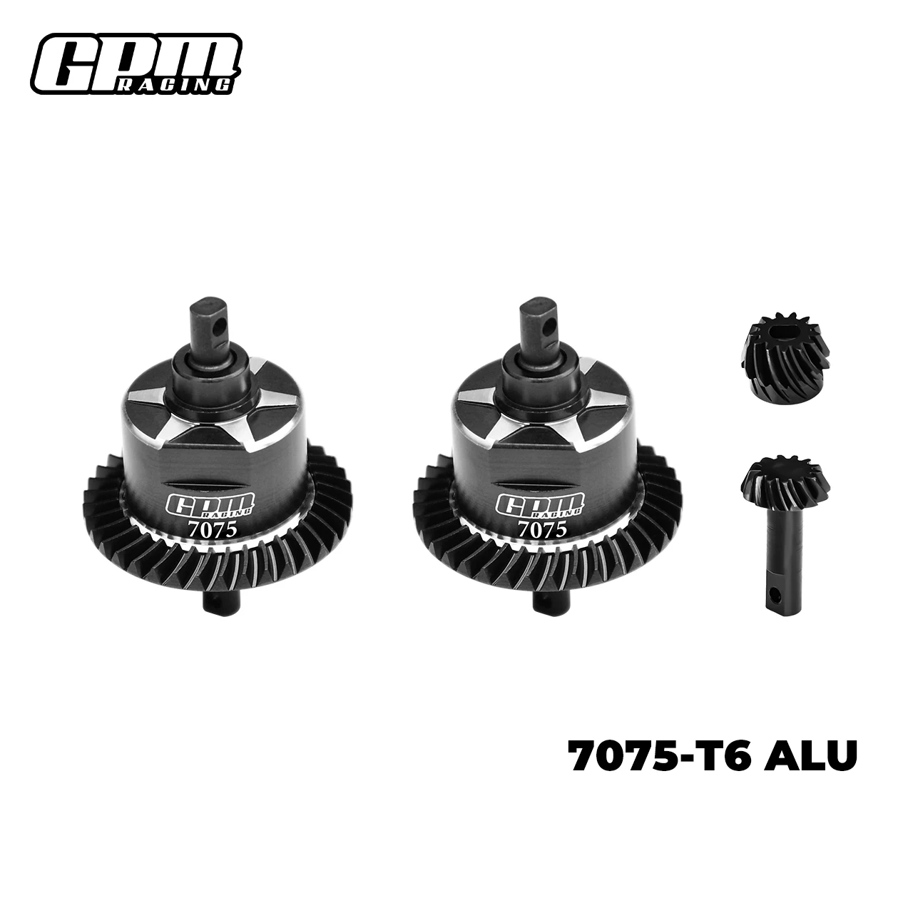

GPM TRAXXAS Slash 4X4 XO-01 Jato 4S Carbon Steel + 7075 Alloy F&R Complete Diffs