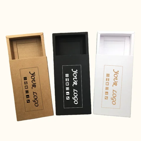 10 Drawer Paper Jewelry Box, Display Cabinet, Portable Kraft Paper Box, Holiday Gift Box, Customizable Logo Storage Box