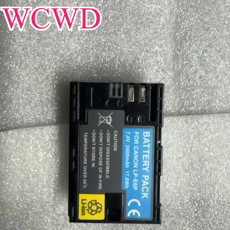 

2400mAh LP-E6P Replacement Battery for Canon R5/R6/R7 Cameras - Fully Decoded High Capacity Li-ion Power Cell with Fast Charging