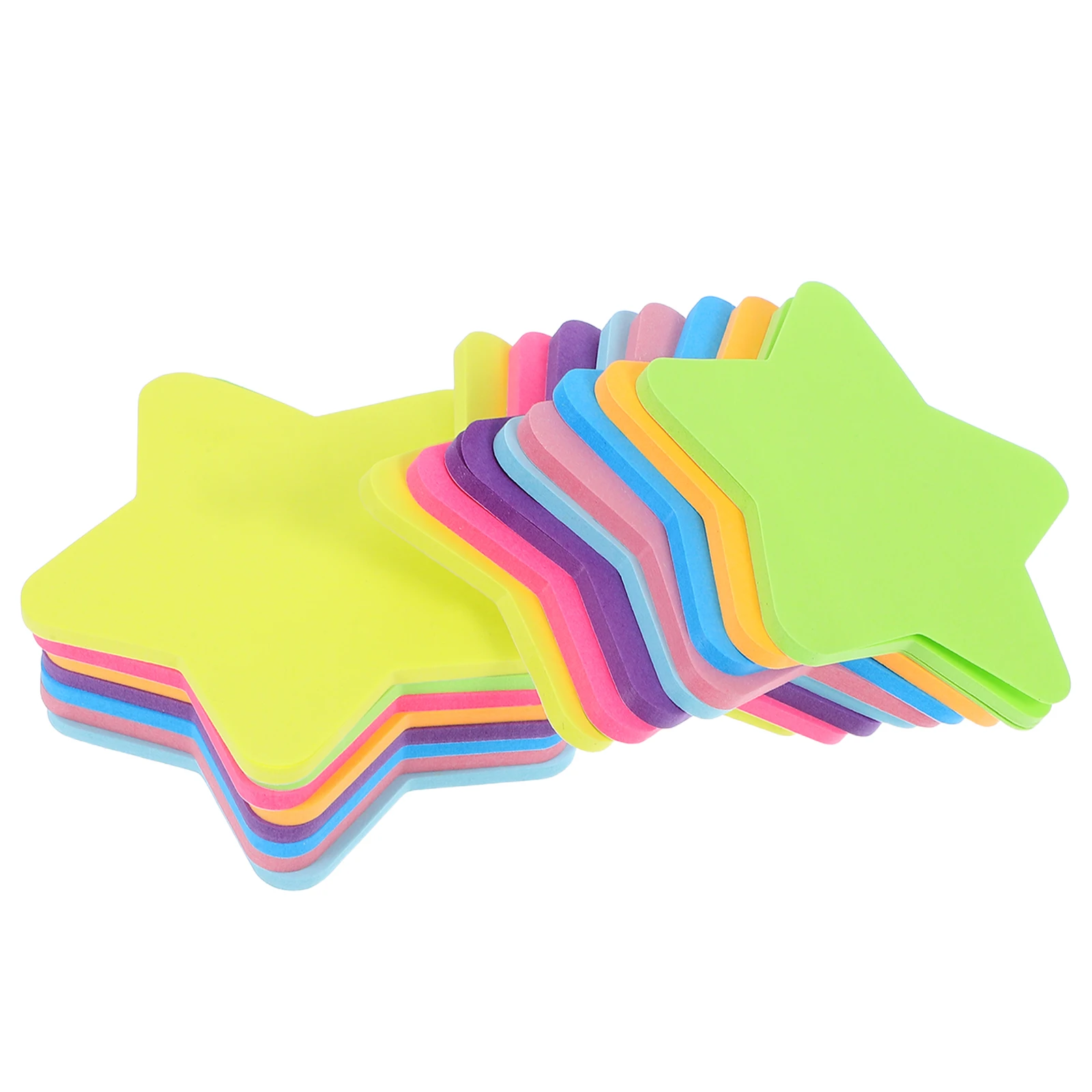 

16 Pcs Five-pointed Star Office Supplies Cute Pads Label Notebooks Writing Paper Tabs Self Memo