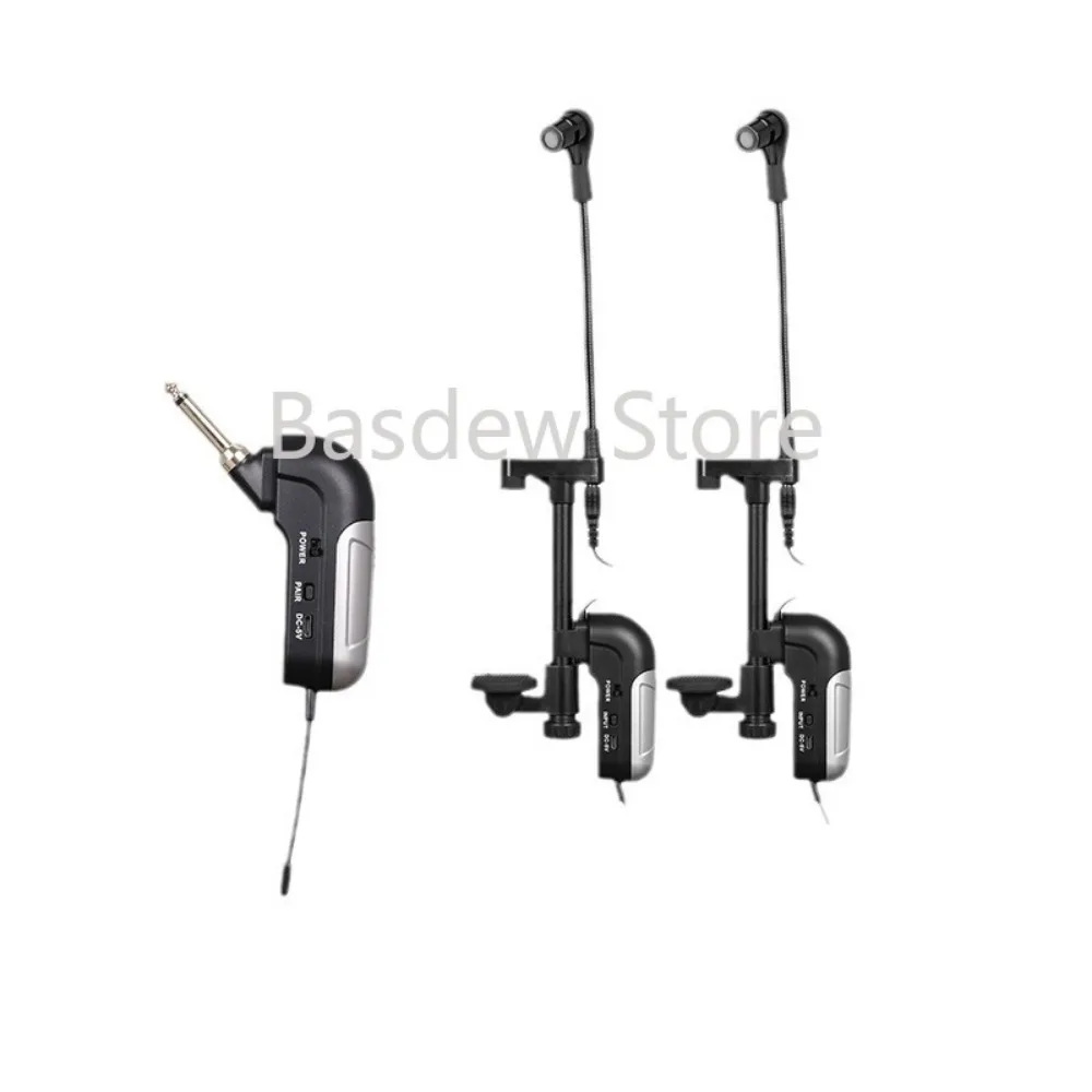 Wireless Microphone Musical Instrument Microphone Violin Contrabass Harp Guitar Cello Stage Performance Universal