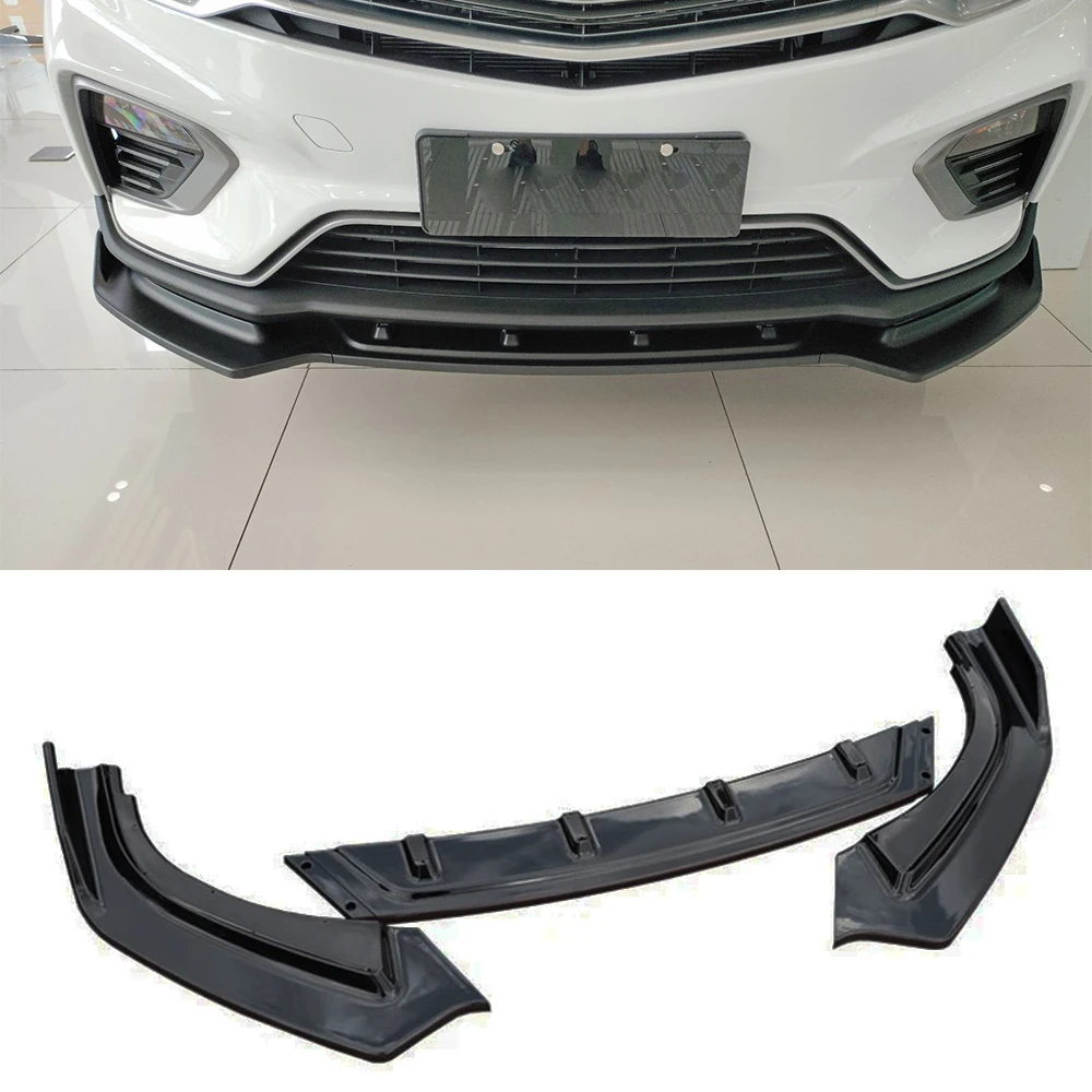 For Geely Coolray SX11 2018 2019 2020 Front Bumper Lip Splitter Spoiler Diffuser Body kit Car Exterior Tuning Accessories Parts